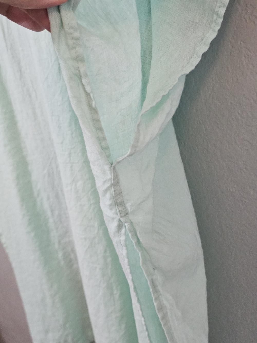 Sigrid Olsen Mint Green Linen Blend Shawl Shrug Womens OS Lightweight - Picture 7 of 7